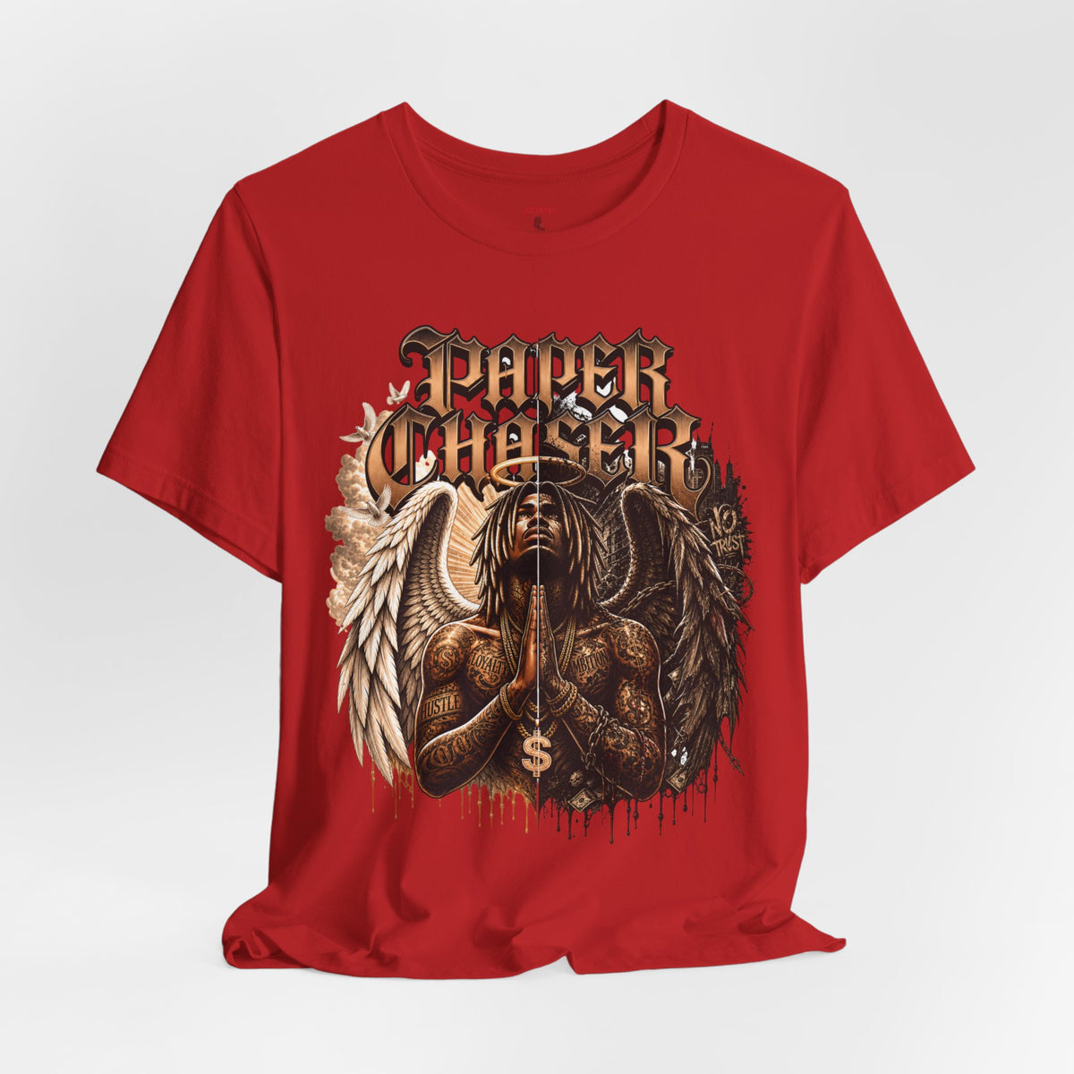 Graphic Tee — Praying Angel Warrior Design