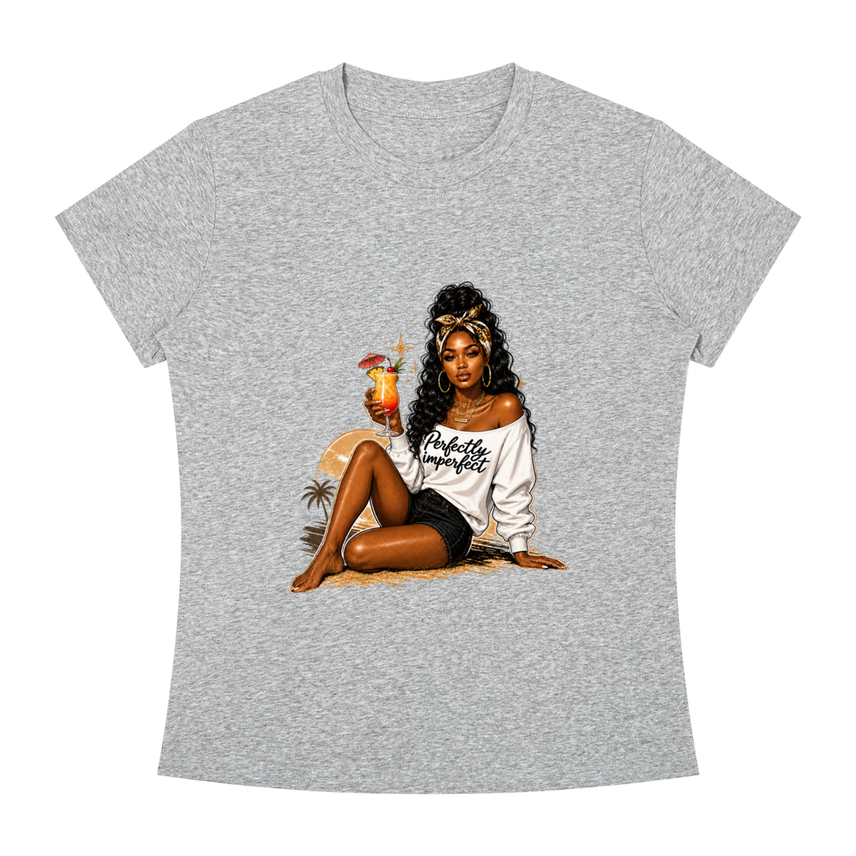 Perfectly Imperfect Women’s Slim-Fit Graphic Tee