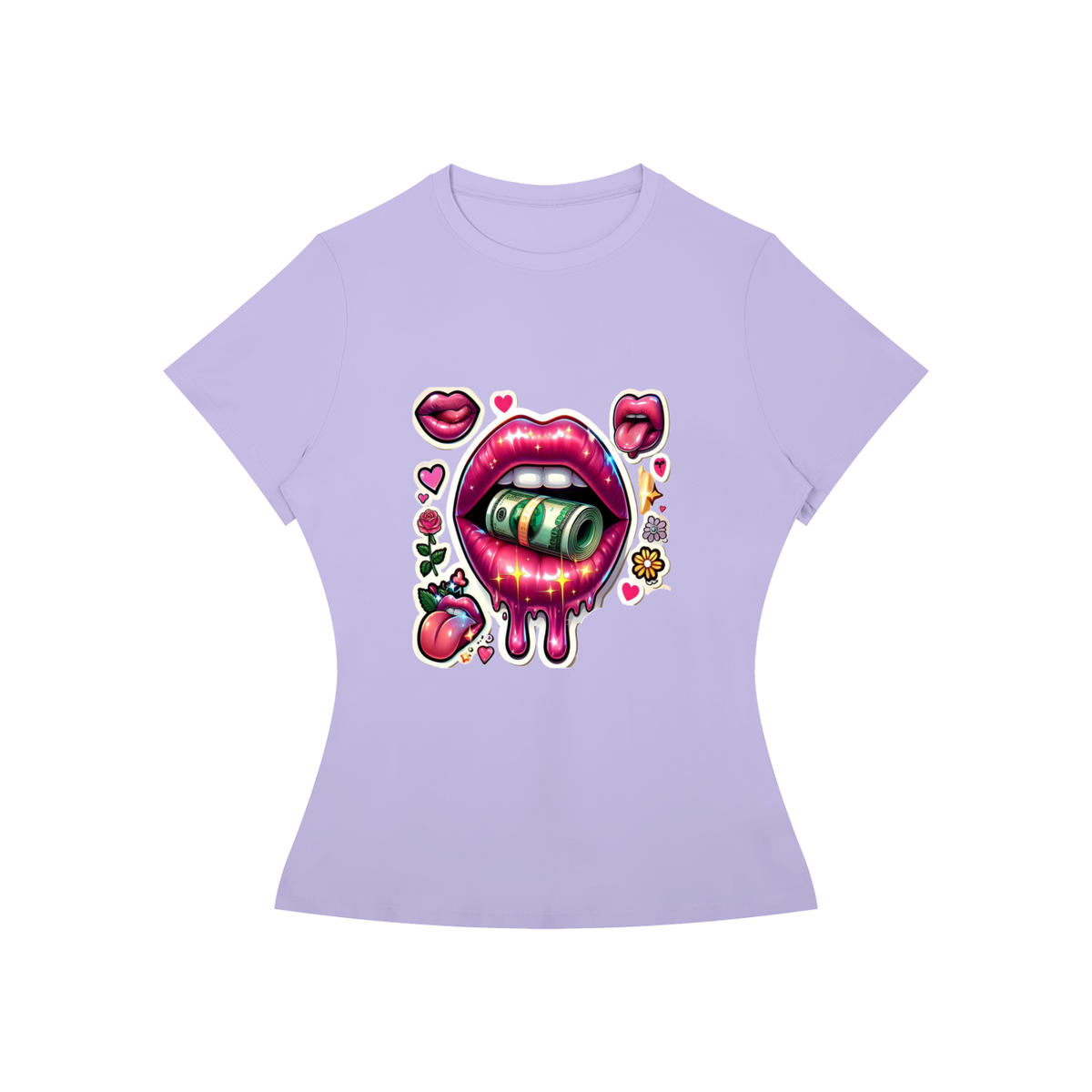 Kiss Me Lips Women’s Graphic Tee