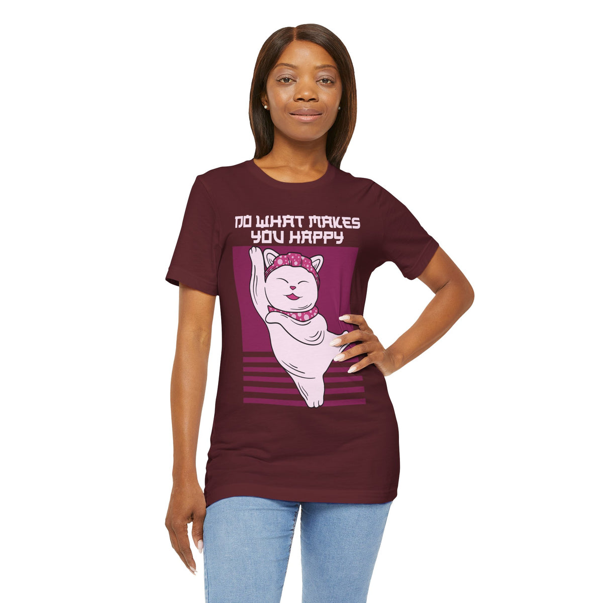 Do What Makes You Happy Cat Tee