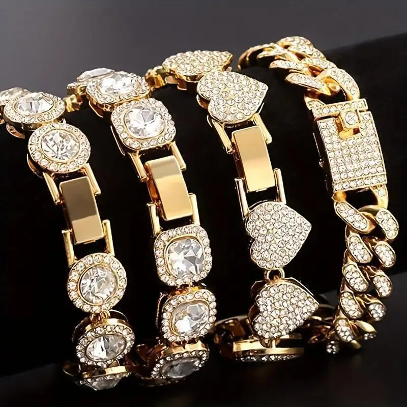 Heart & Shine Four-Piece Bracelet Set