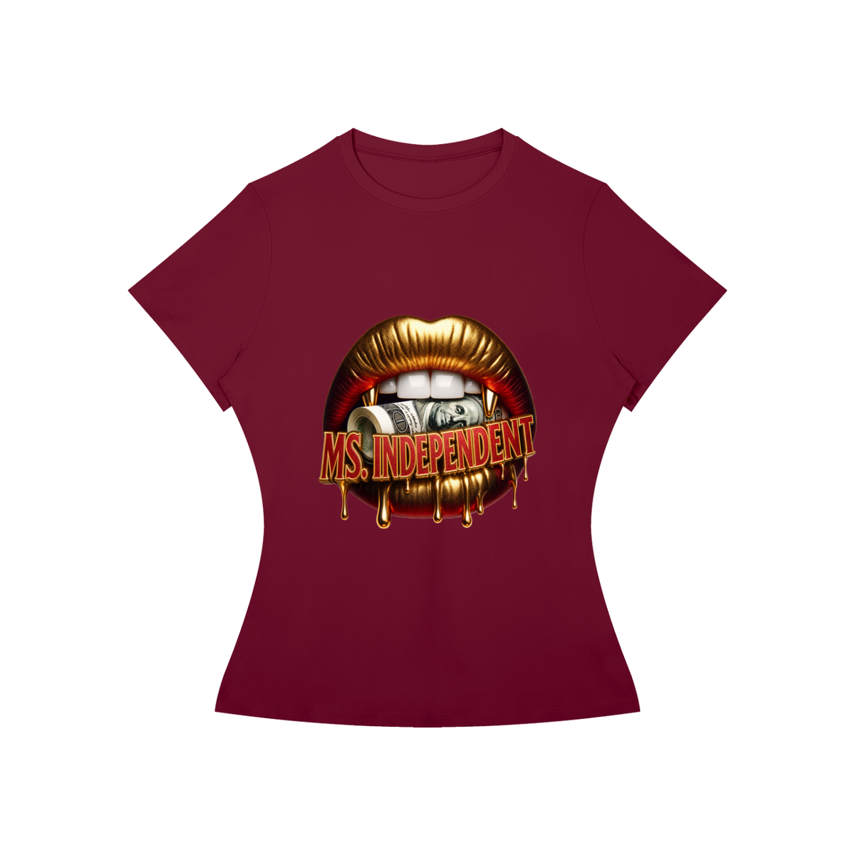 Ms. Independent Lips Women’s Graphic Tee