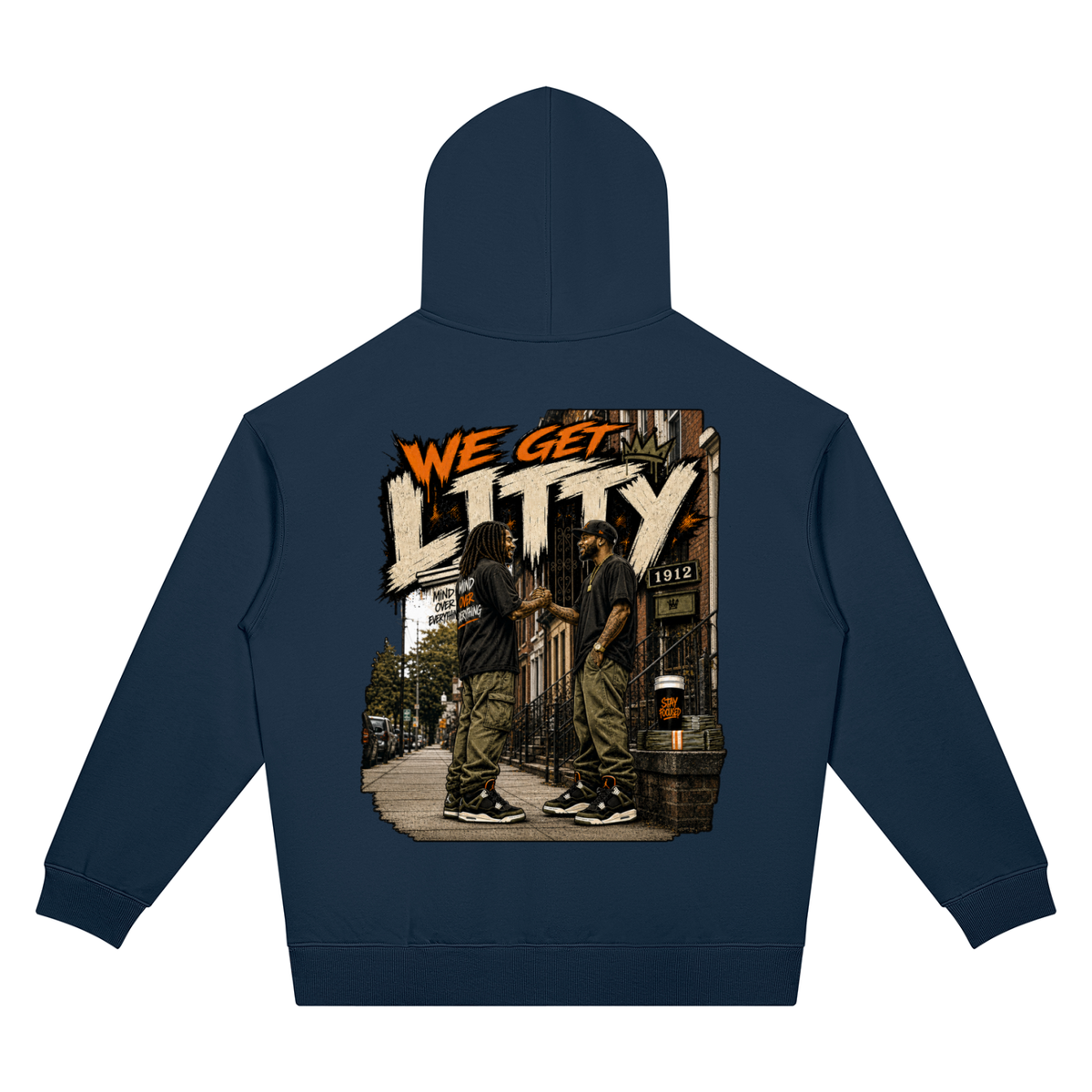 We Get Litty Two-Sided Graphic Hoodie