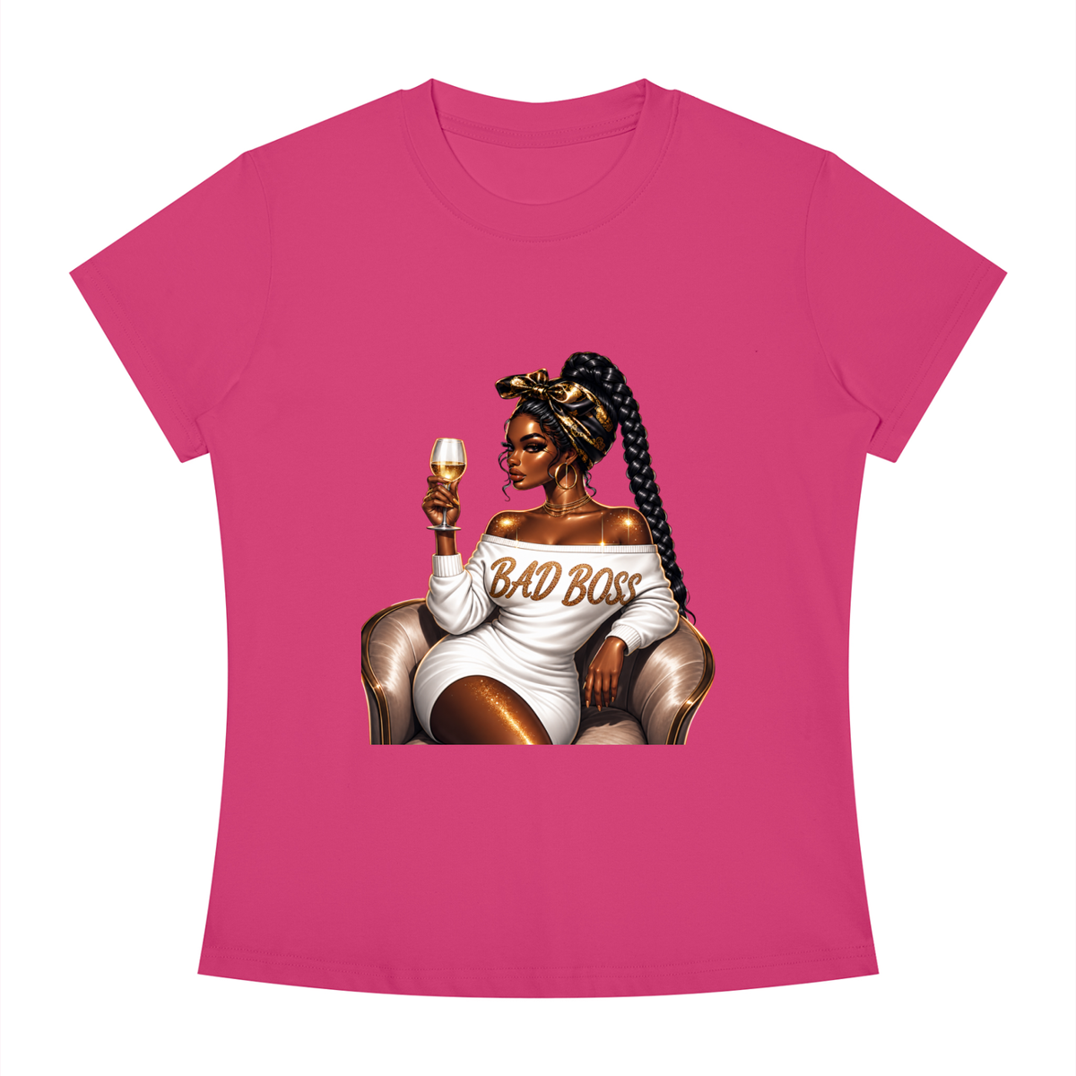 Bad Boss Women’s Slim-Fit Graphic Tee