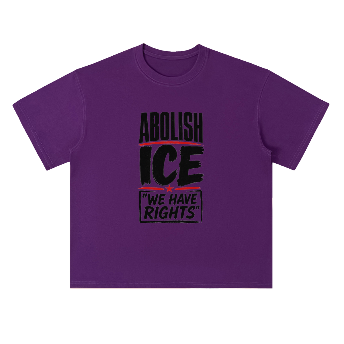 Abolish ICE Statement Graphic T-Shirt