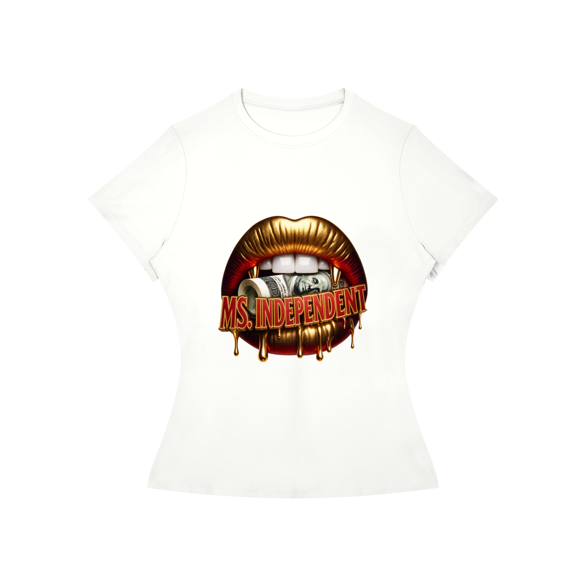 Ms. Independent Lips Women’s Graphic Tee
