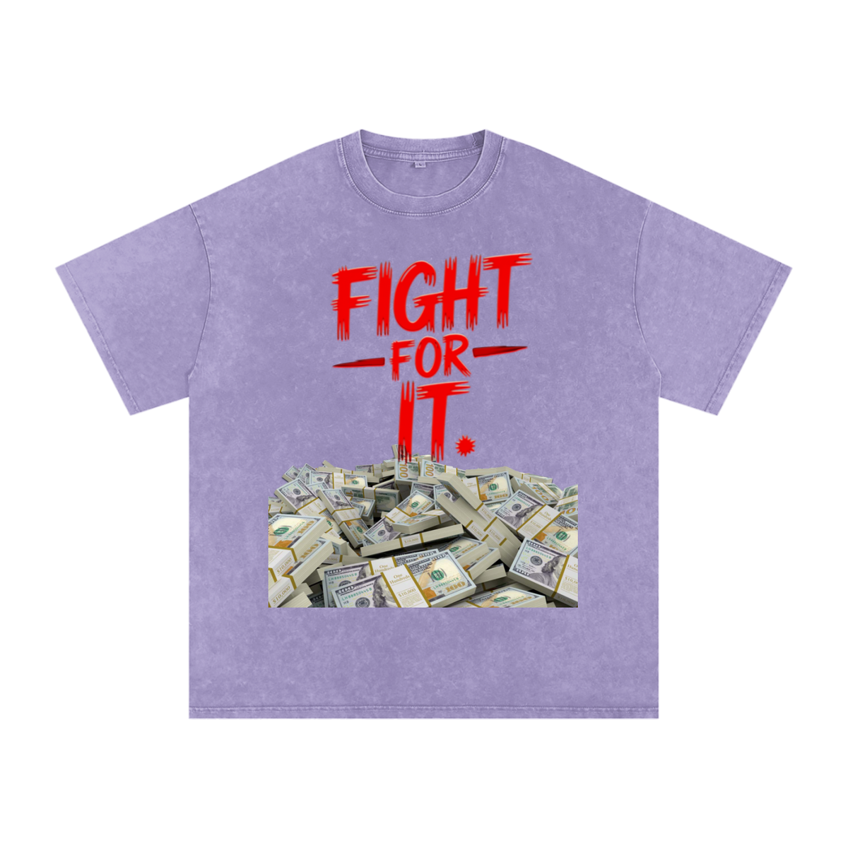 Fight for It Snow-Washed Cotton Graphic Tee
