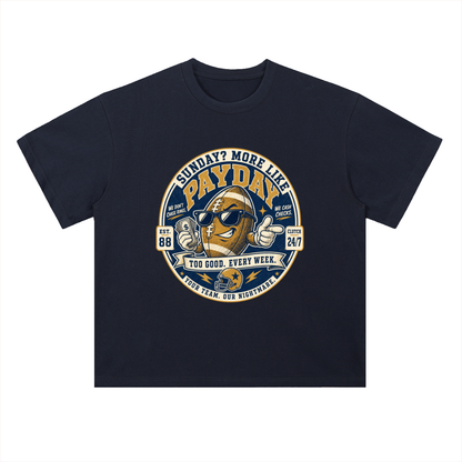 Payday Football Graphic Drop Shoulder Tee