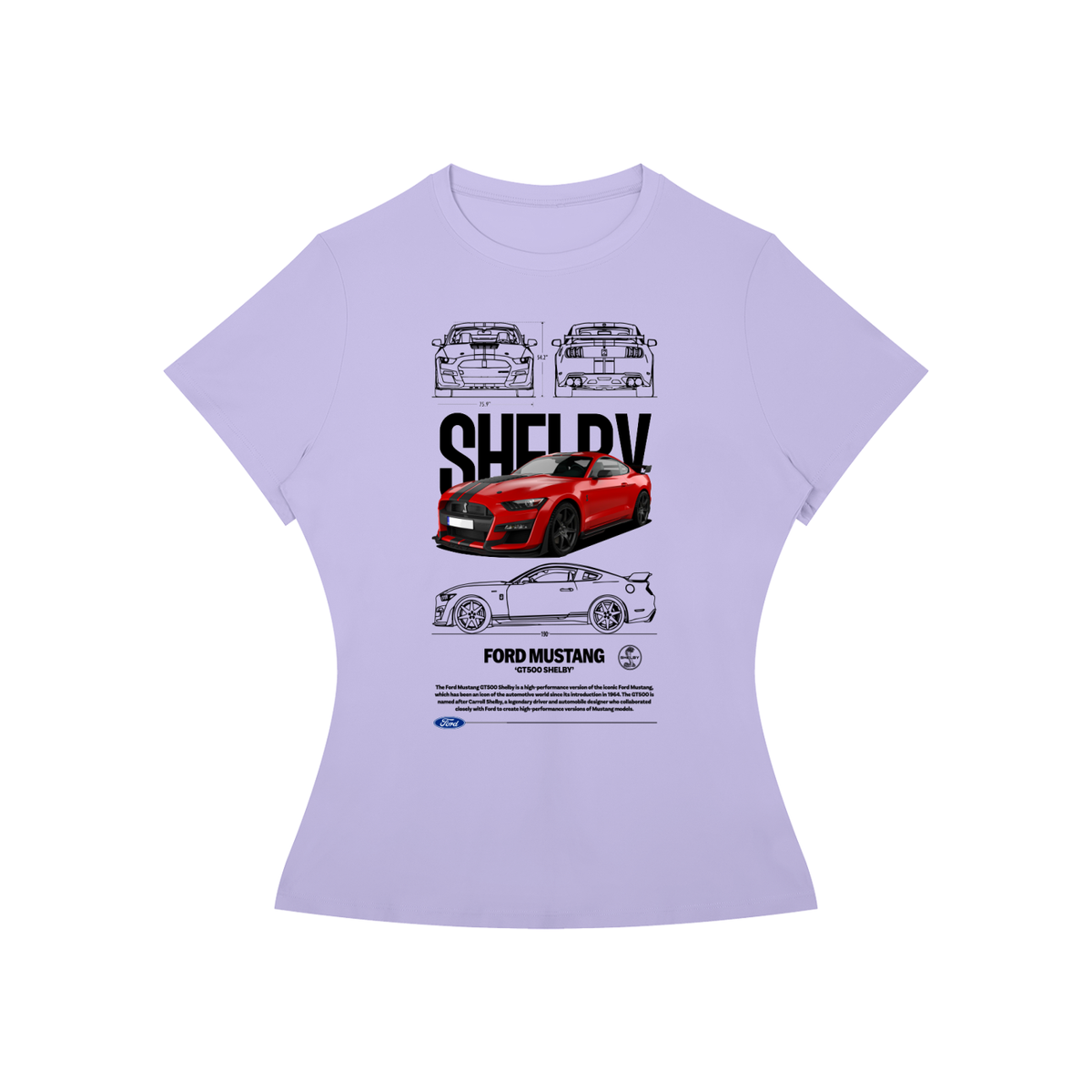 Ford Mustang Shelby GT Women’s Slim-Fit Tee