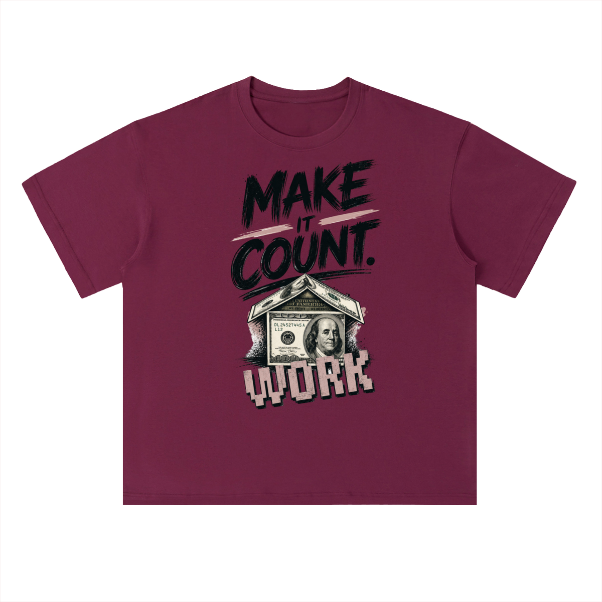 Make It Count Graphic Heavyweight Drop Shoulder Tee