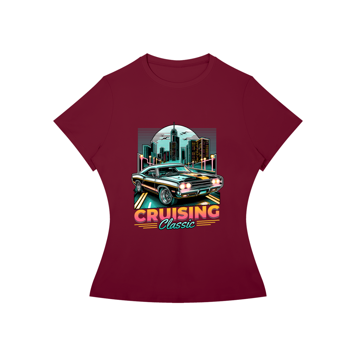 Cruising Classic Women’s Slim-Fit Graphic Tee