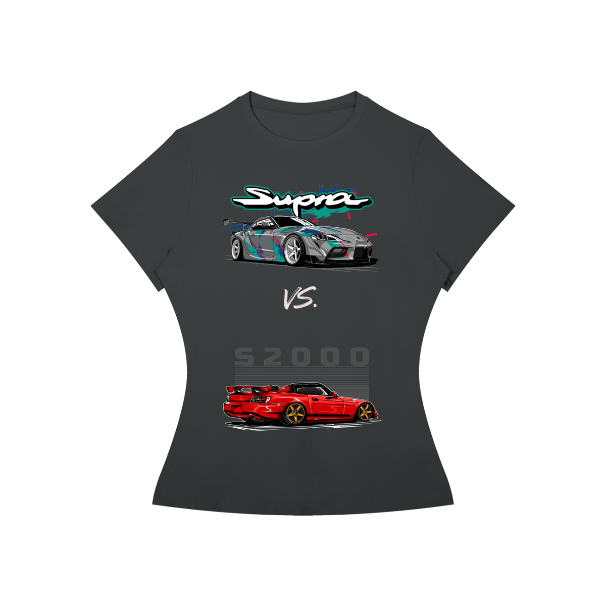 Supra vs S2000 Women’s Slim-Fit Graphic Tee