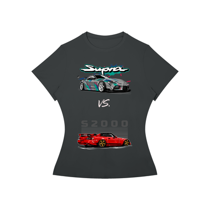 Supra vs S2000 Women’s Slim-Fit Graphic Tee
