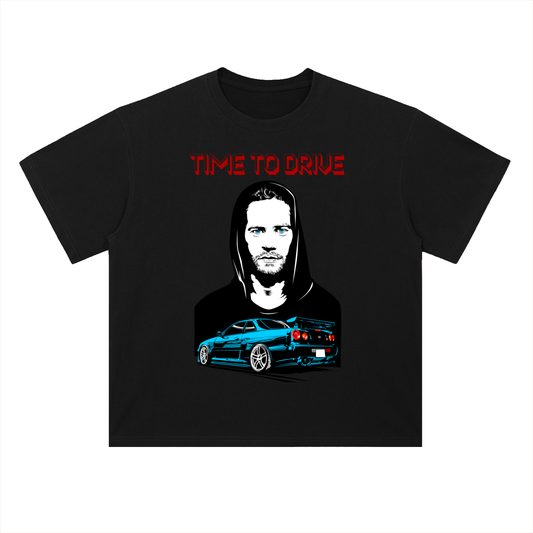 Paul Walker Skyline Cotton Graphic Tee
