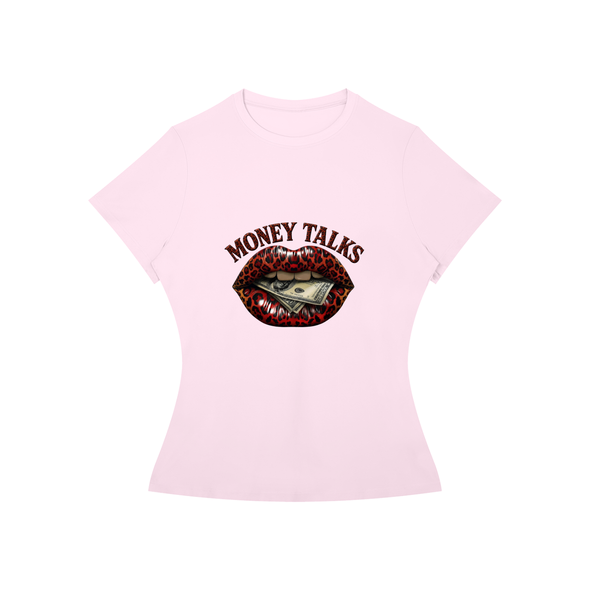 Money Talks Lips Women’s Statement Graphic Tee