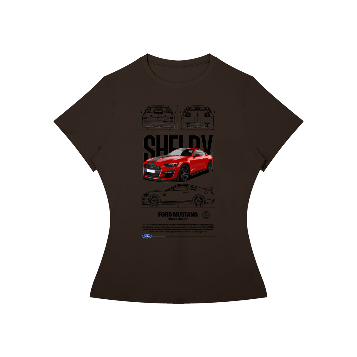 Ford Mustang Shelby GT Women’s Slim-Fit Tee
