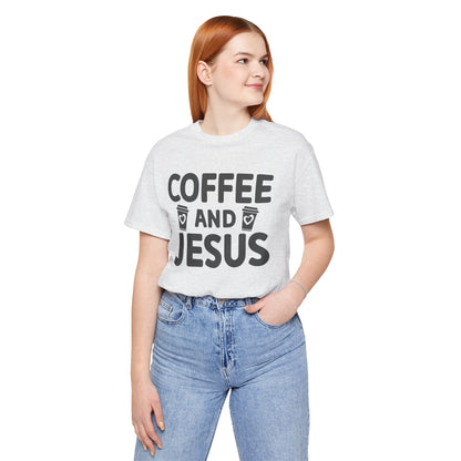 Coffee and Jesus T-Shirt — Christian Faith Graphic Tee
