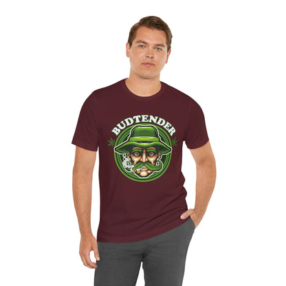 Budtender Graphic Tee – Retro Smoking Stoner Design