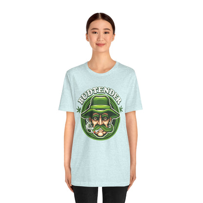 Budtender Graphic Tee – Retro Smoking Stoner Design