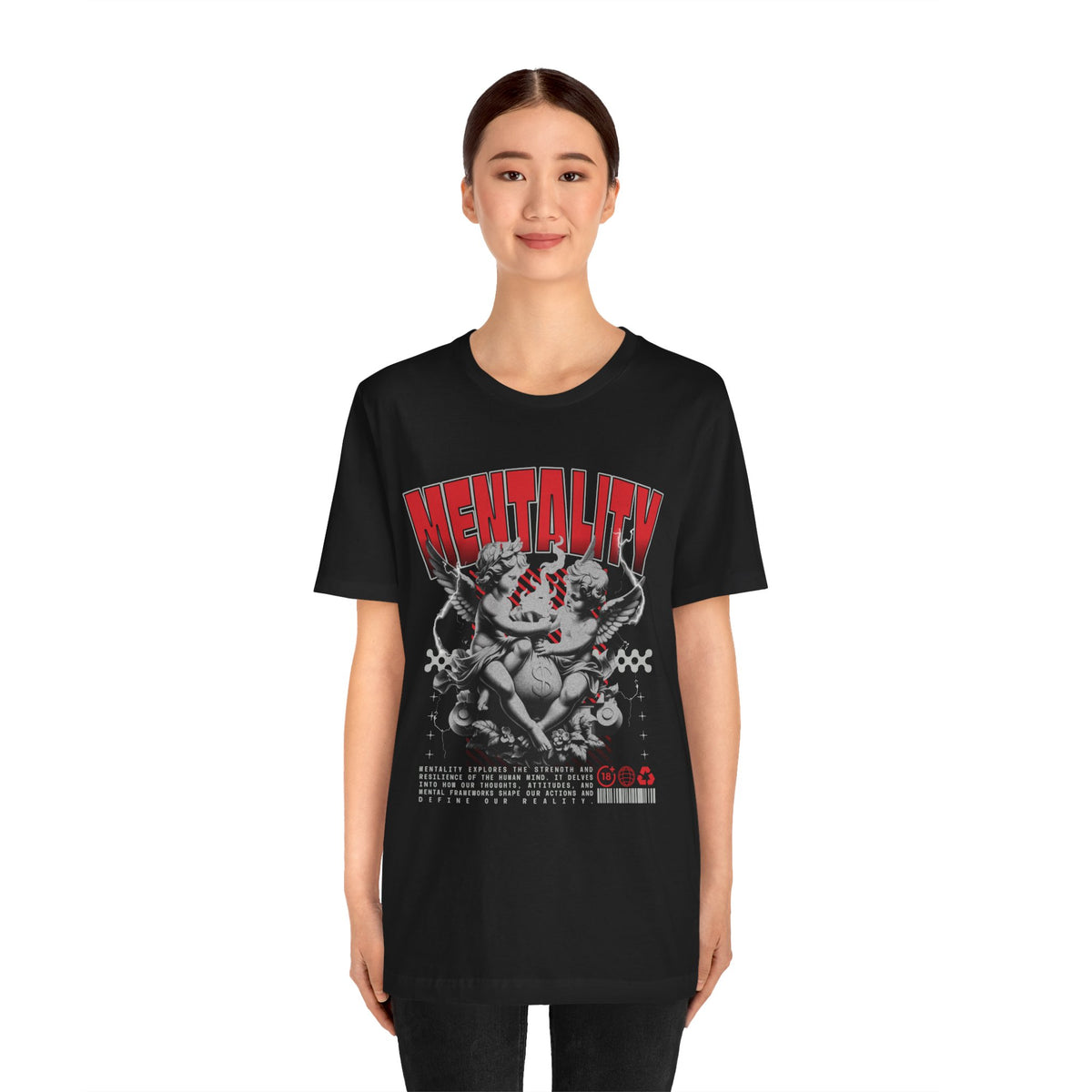 Mentality Graphic Tee — Vintage Cherub Skate Art Shirt