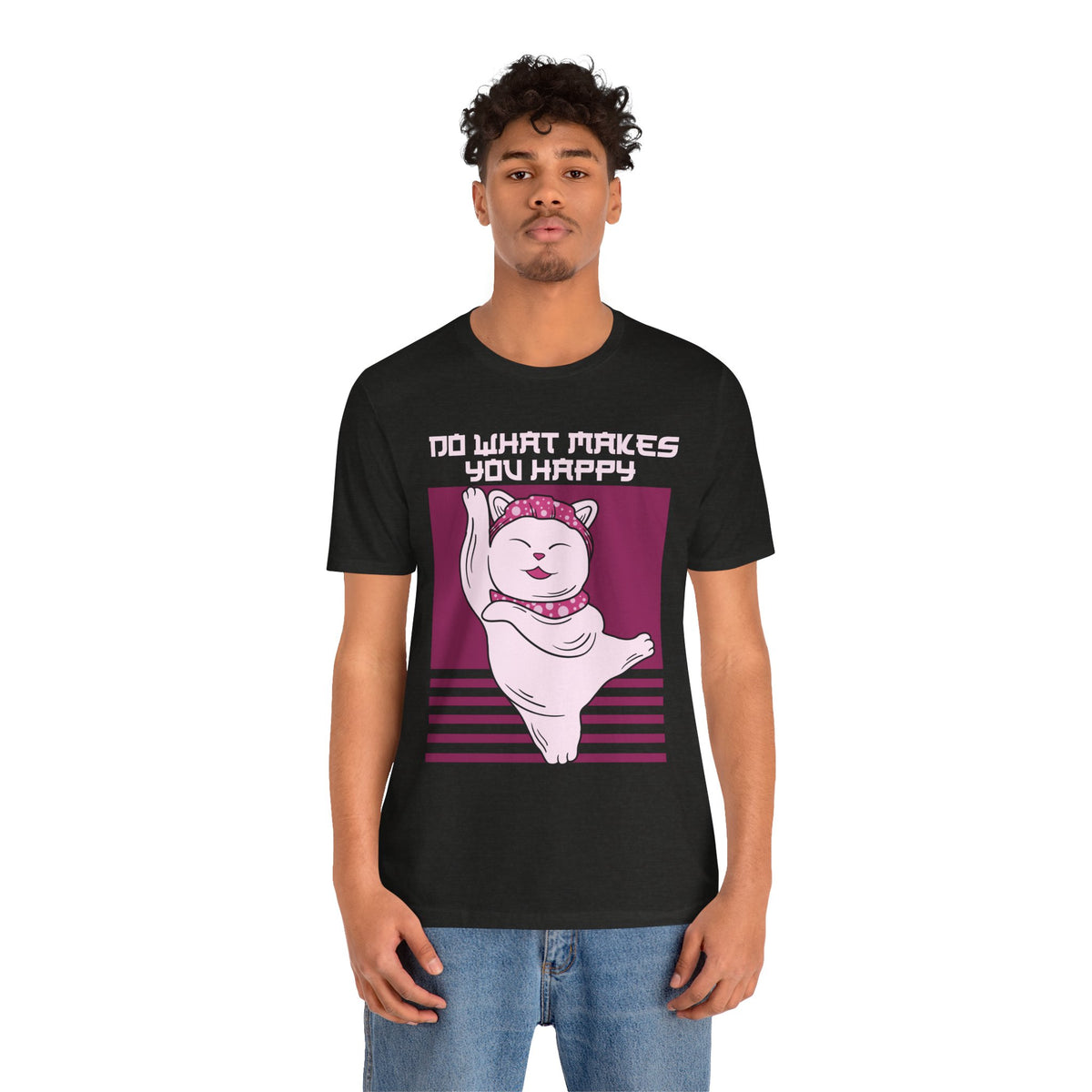 Do What Makes You Happy Cat Tee