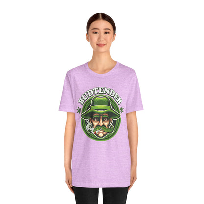 Budtender Graphic Tee – Retro Smoking Stoner Design