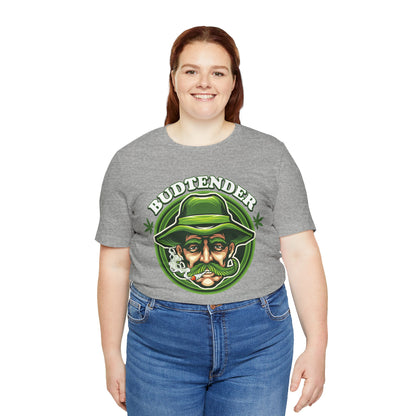 Budtender Graphic Tee – Retro Smoking Stoner Design