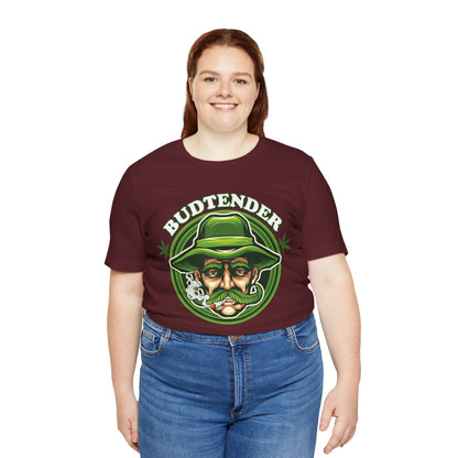 Budtender Graphic Tee – Retro Smoking Stoner Design