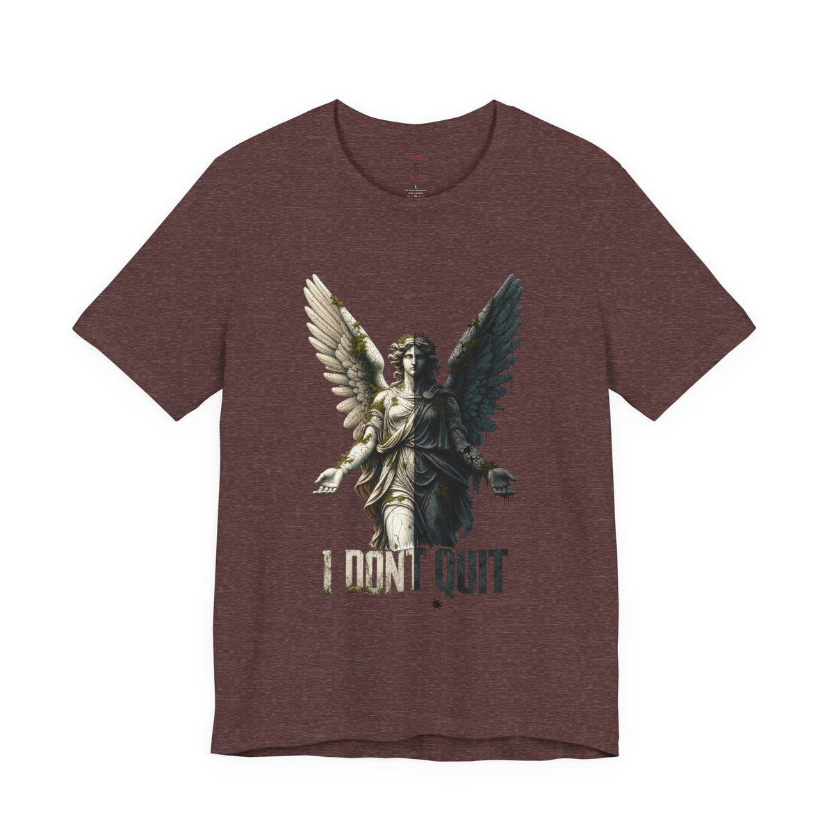 Angel Graphic Tee — 'The Last Angel' Illustrated Short Sleeve Shirt