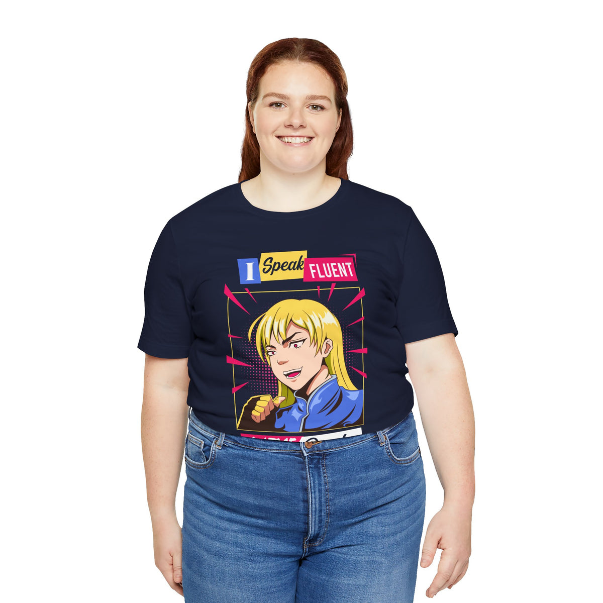 Anime Quotes T-Shirt — "I Speak Fluent Anime Quotes" Retro Manga Style Tee