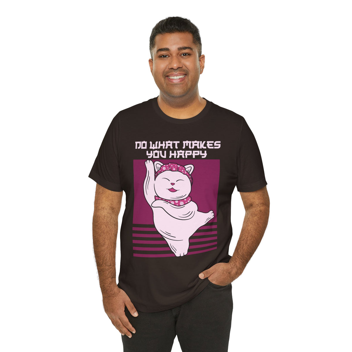 Do What Makes You Happy Cat Tee