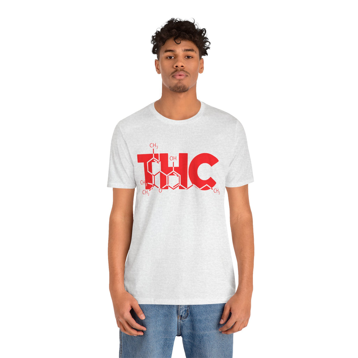 THC Molecule T-Shirt — Chemistry Graphic Cannabis Tee