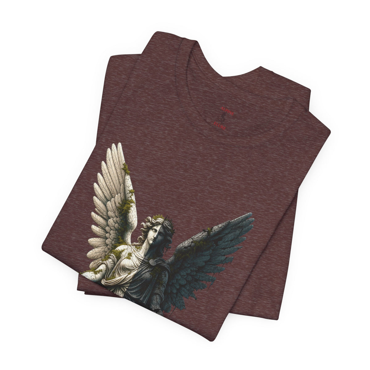 Angel Graphic Tee — 'The Last Angel' Illustrated Short Sleeve Shirt