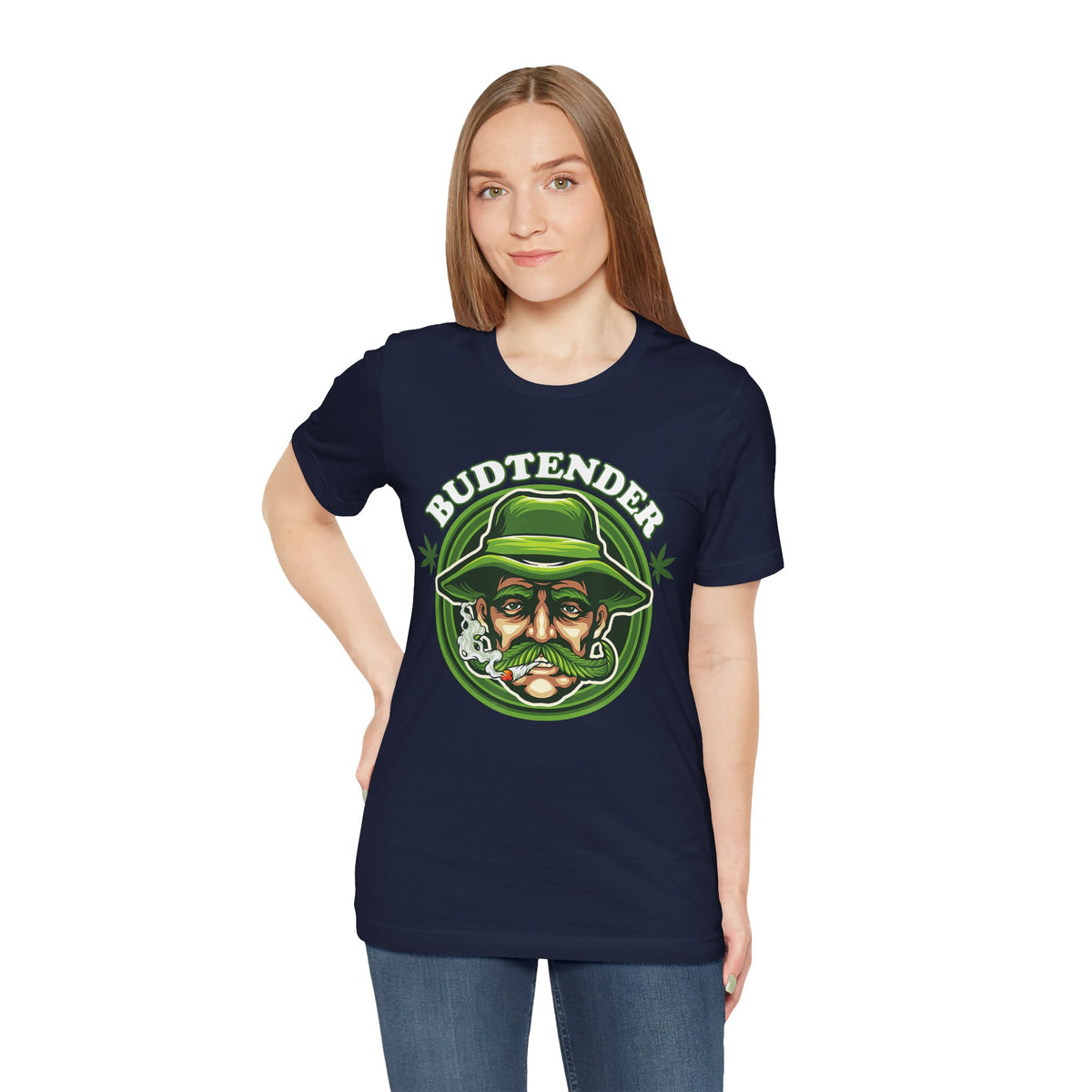 Budtender Graphic Tee – Retro Smoking Stoner Design