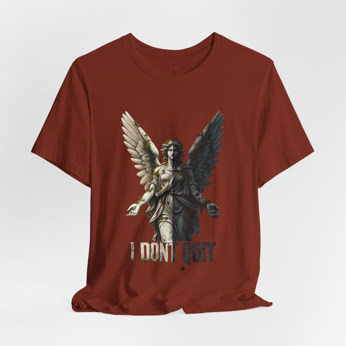 Angel Graphic Tee — 'The Last Angel' Illustrated Short Sleeve Shirt