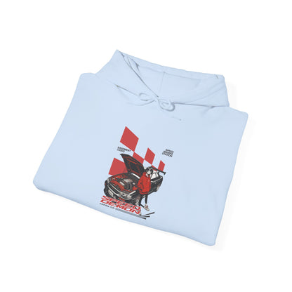 Racing Motorcycle Hoodie – Red Sport Bike Graphic Sweatshirt