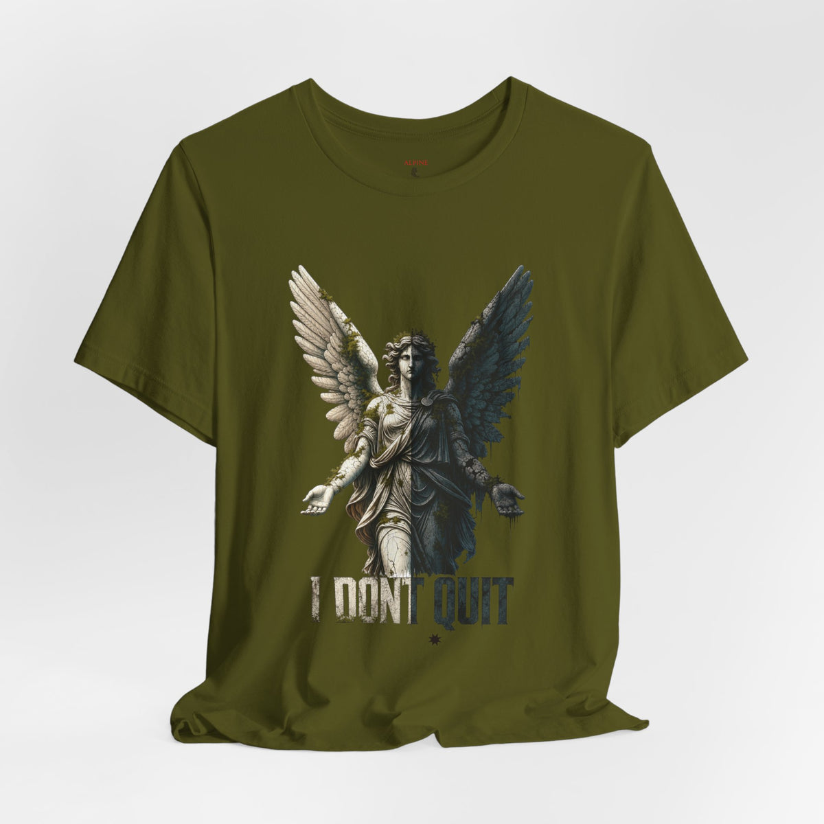 Angel Graphic Tee — 'The Last Angel' Illustrated Short Sleeve Shirt
