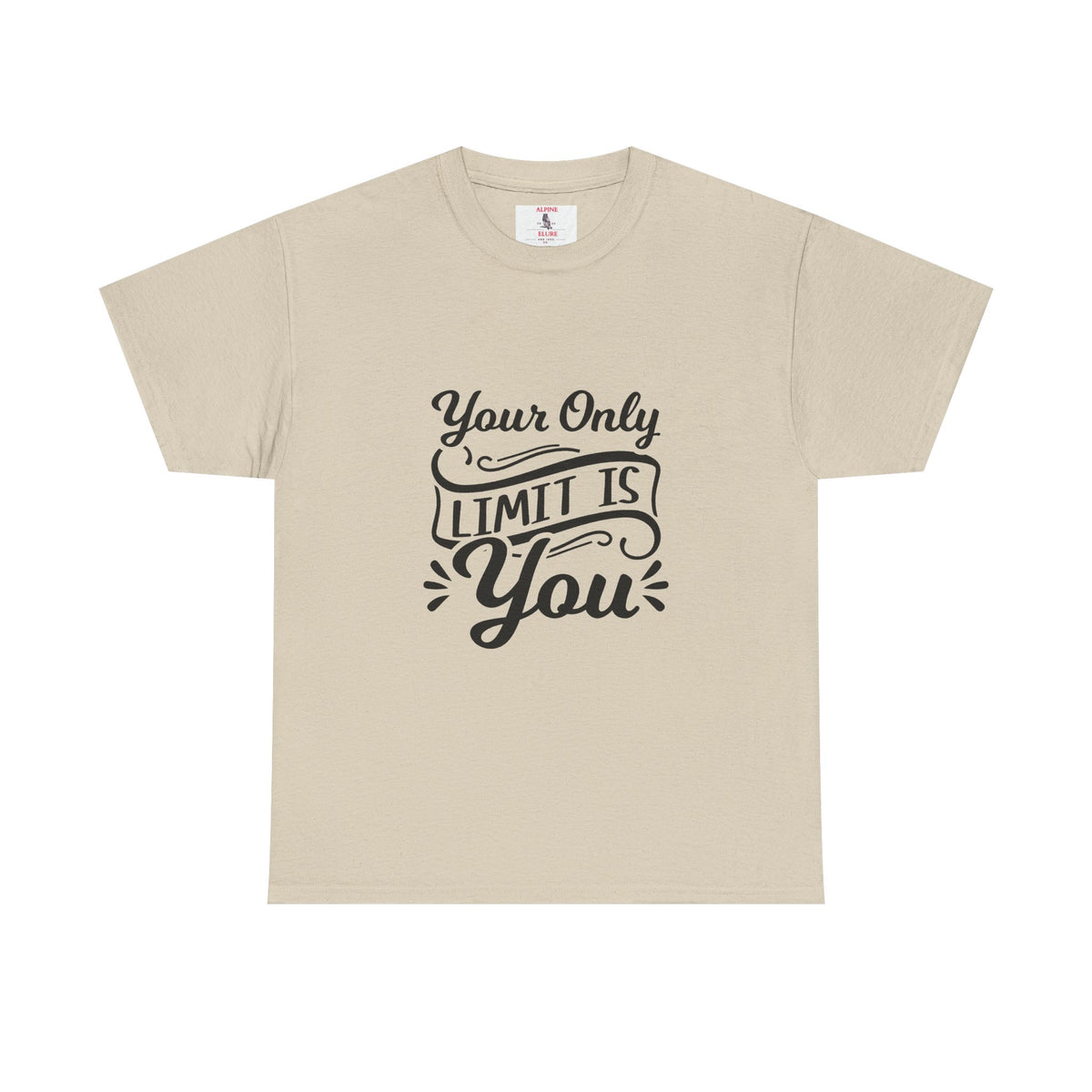 Motivational Tee — "Your Only Limit Is You / You Only Fail When You Stop Trying" Inspirational Shirt