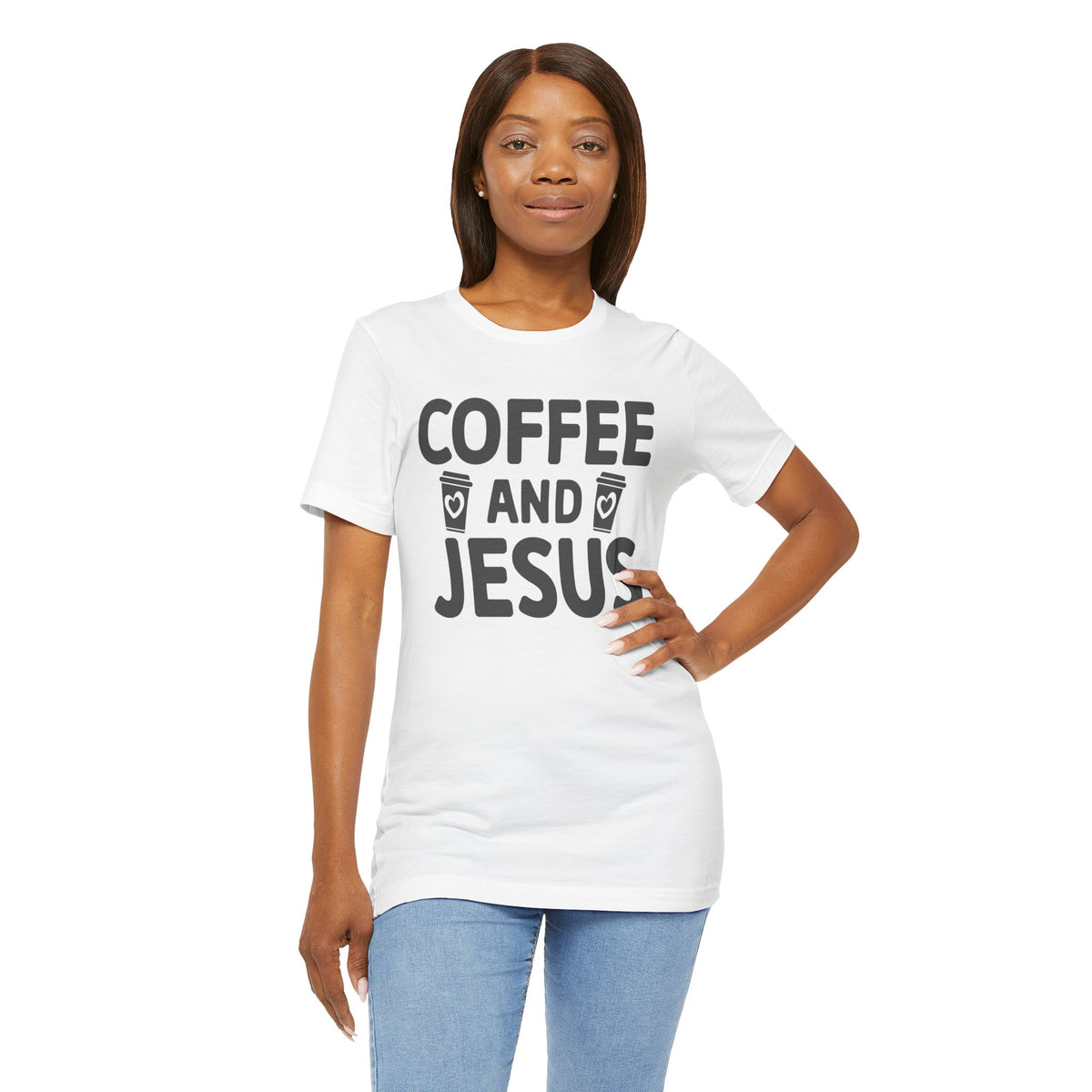 Coffee and Jesus T-Shirt — Christian Faith Graphic Tee