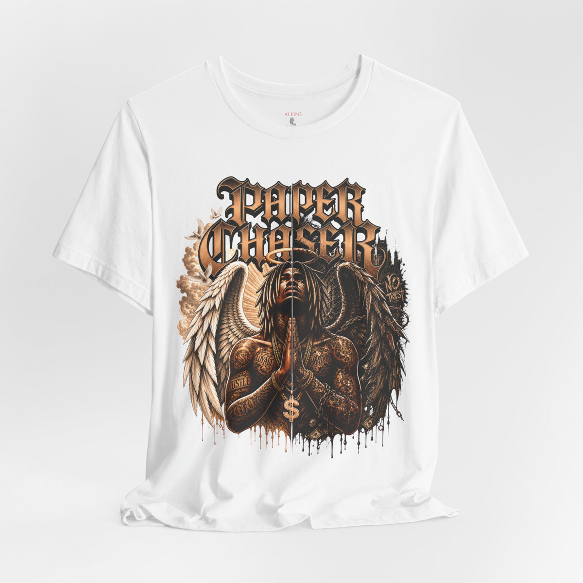 Graphic Tee — Praying Angel Warrior Design