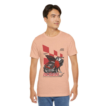 JDM Demon Street Racing T‑Shirt — Retro Car Anime Graphic Tee