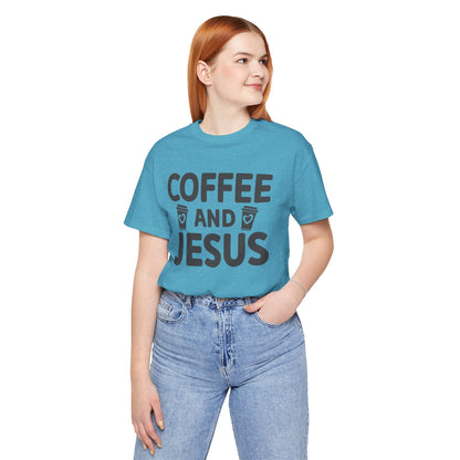 Coffee and Jesus T-Shirt — Christian Faith Graphic Tee