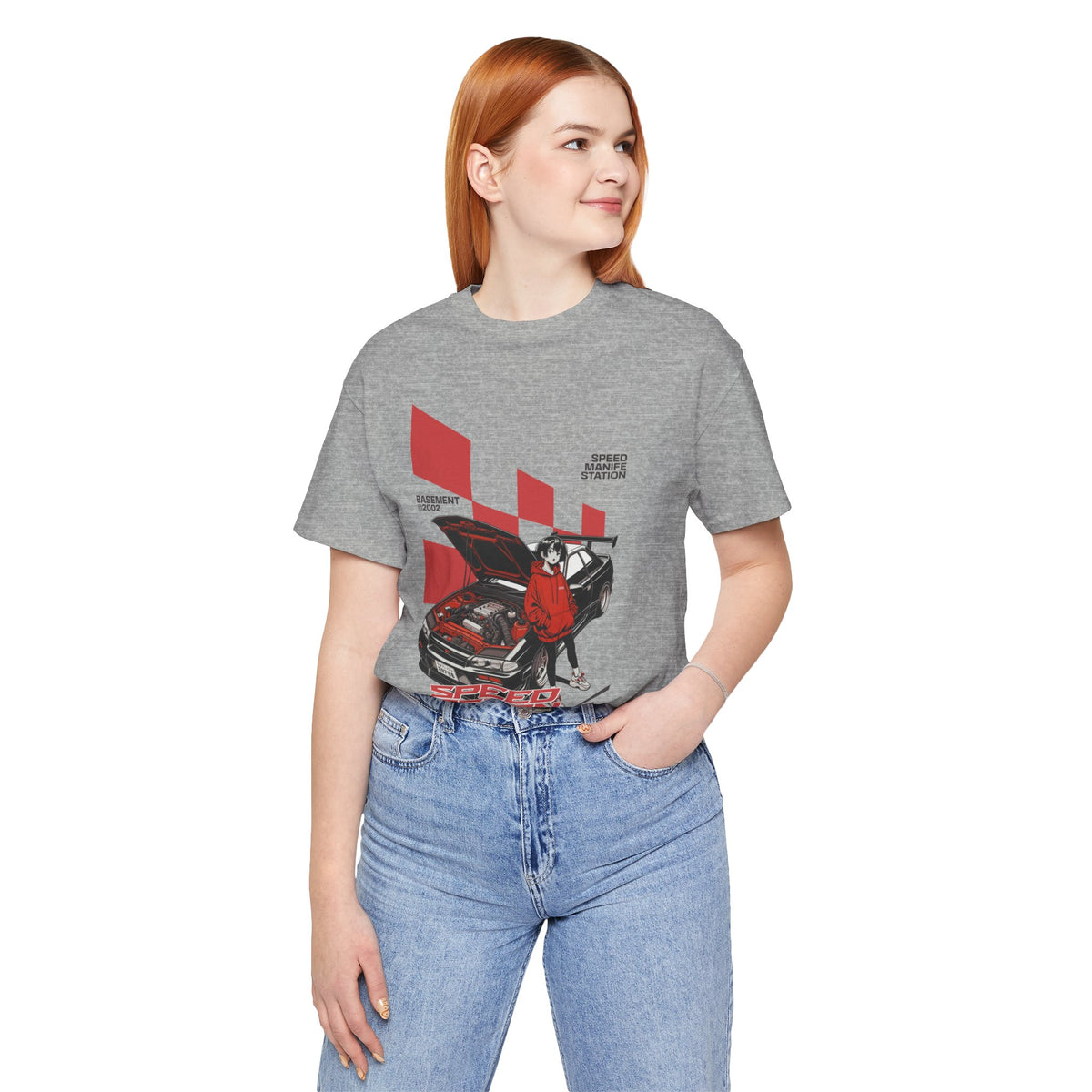 JDM Demon Street Racing T‑Shirt — Retro Car Anime Graphic Tee