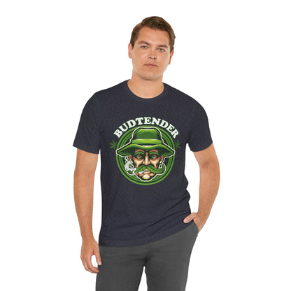 Budtender Graphic Tee – Retro Smoking Stoner Design
