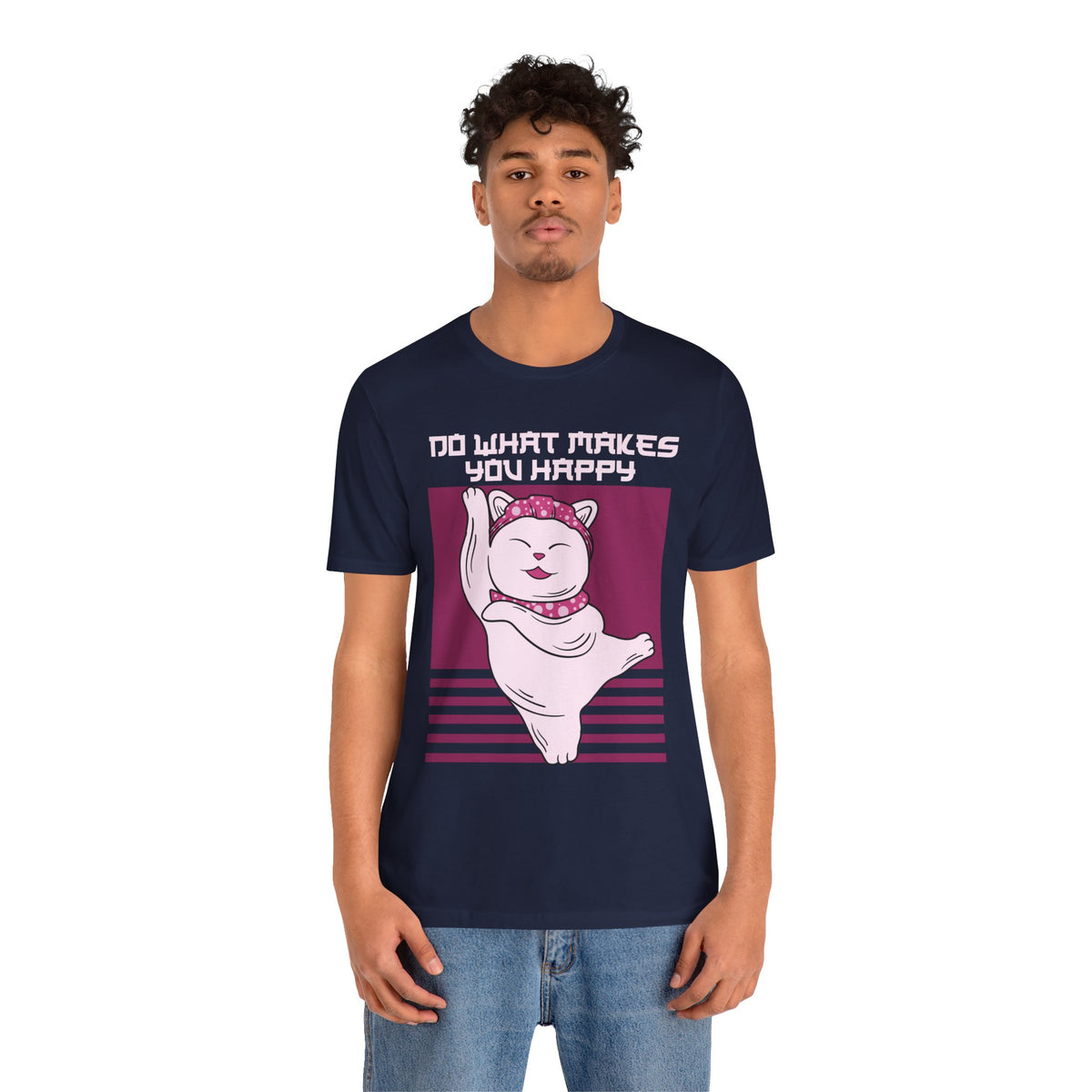 Do What Makes You Happy Cat Tee