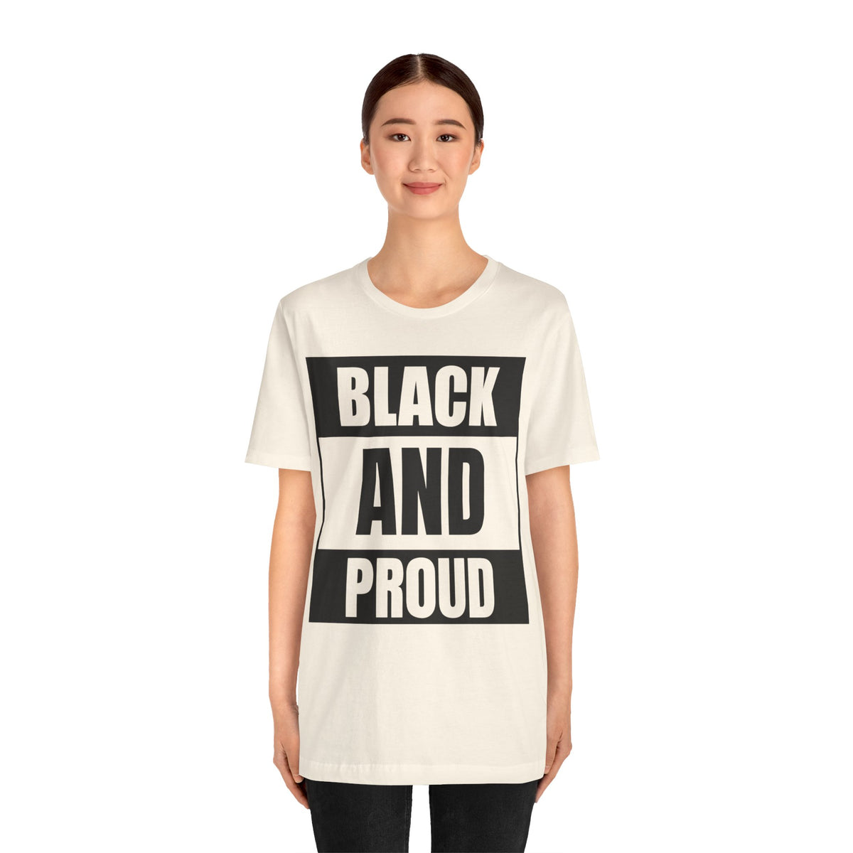 Black and Proud T-Shirt — Bold Black Empowerment Tee