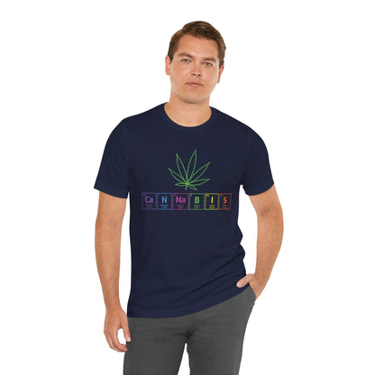 Cannabis Elemental Tee — Graphic Marijuana Leaf Science Shirt