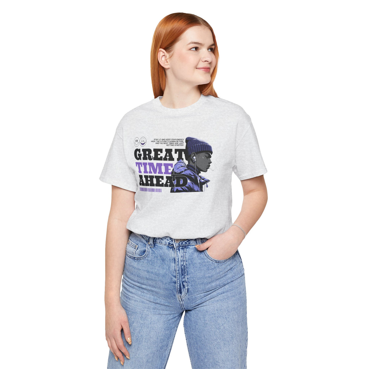 Great Times Ahead Graphic Tee — Motivational Streetwear T‑Shirt