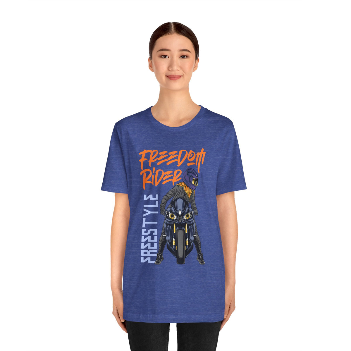 Freedom Rider Motorcycle Tee – "Freedom Rider" Streetstyle Biker T-Shirt