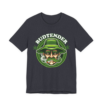 Budtender Graphic Tee – Retro Smoking Stoner Design